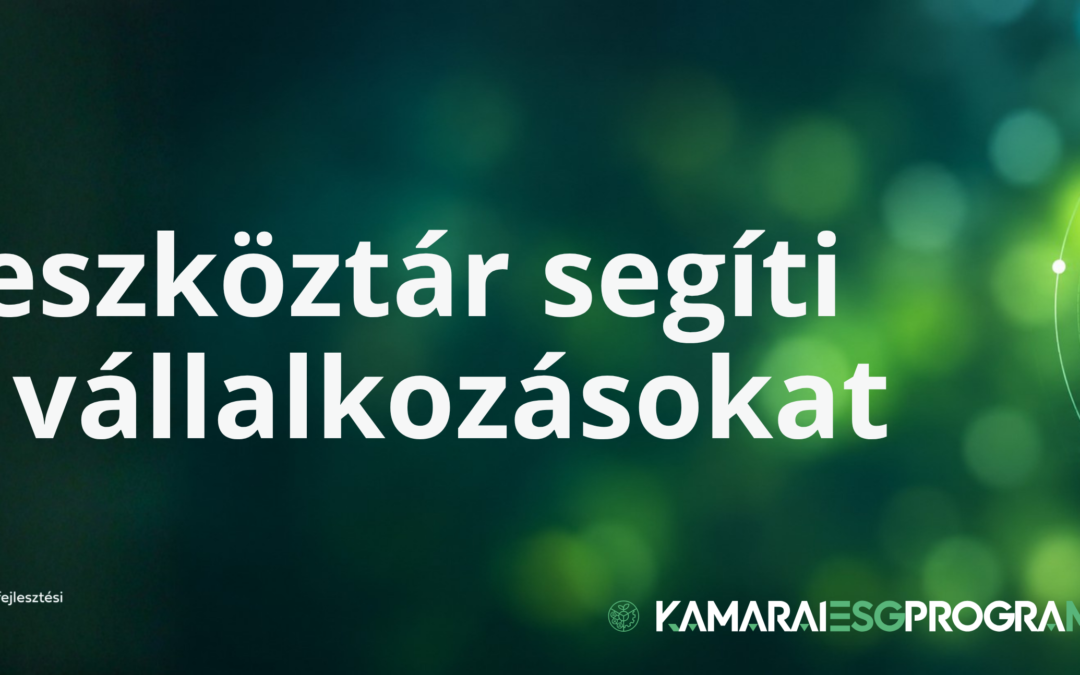 Új ESG eszköztár segíti a hazai vállalkozások felkészülését