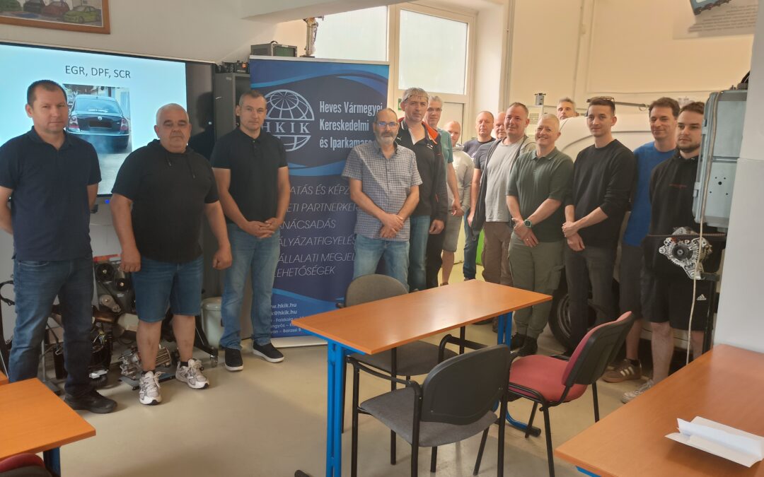 Az EGR, DPF és SCR rendszerekkel ismerkedtek az autószerelők
